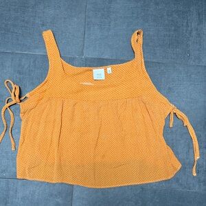 Good Luck Gem Mustard Dot Cropped Camisole